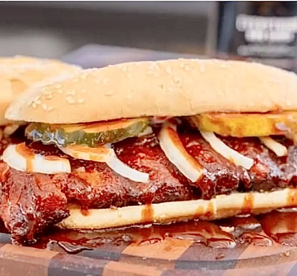 A freshly prepared JDM deli sandwich